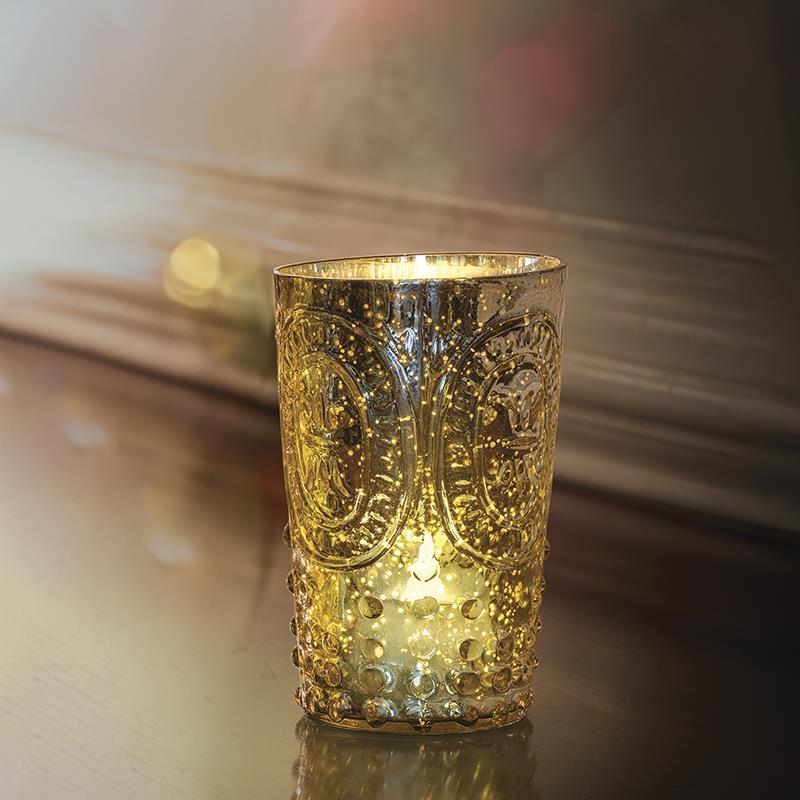 Fleur de Lis Votive Holder